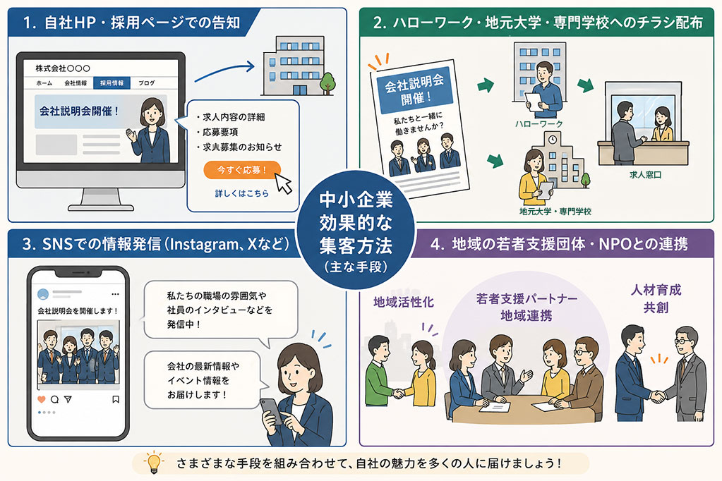 中小企業の効果的な集客方法